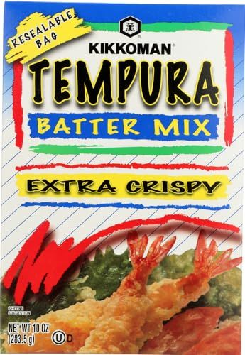 Kikkoman Mix Tempura Batter,Extra crispy, 10 Ounce (Pack of 2)