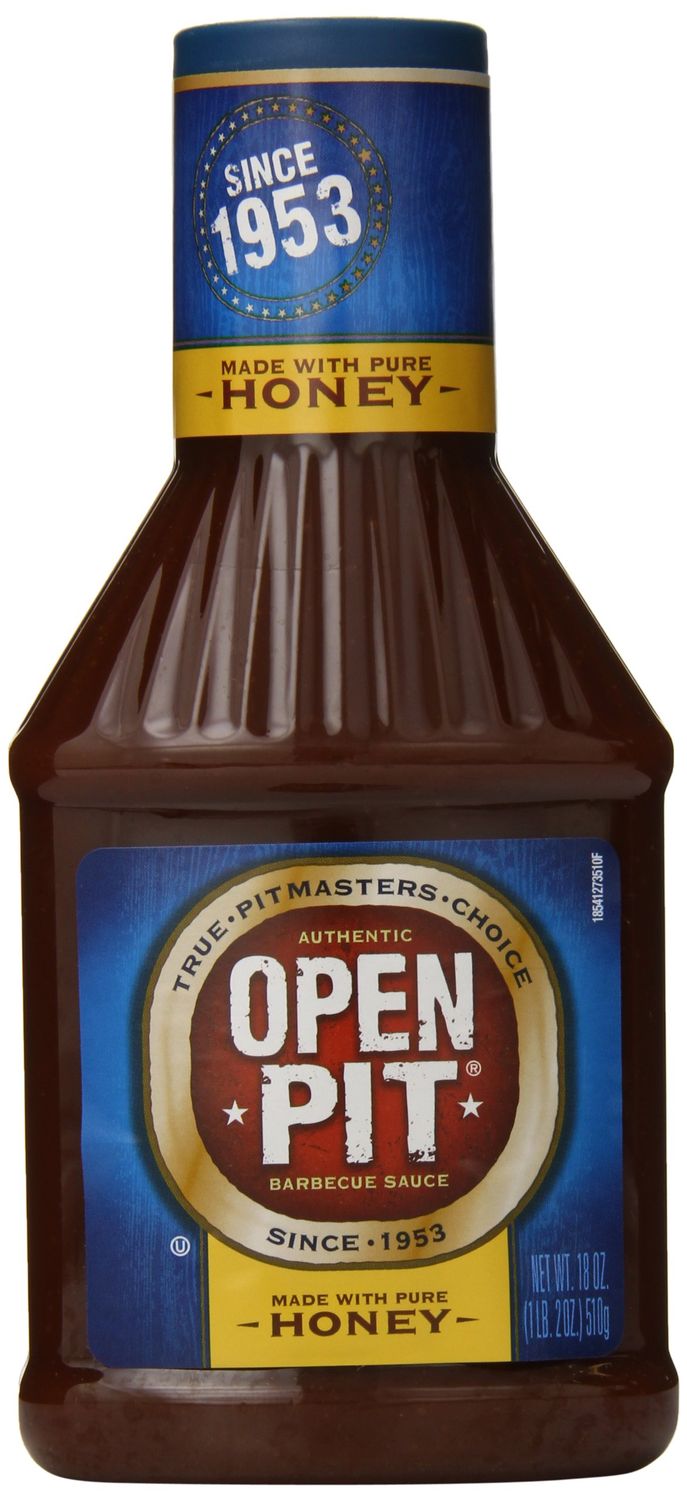 Open Pit Blue Label Honey Barbecue Sauce, Made With Pure Honey, 18 oz. (Pack of 12)