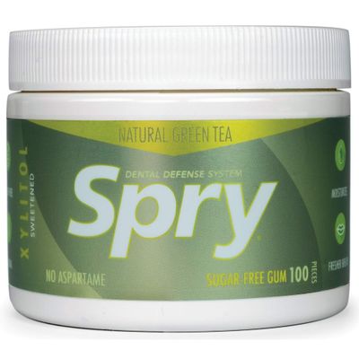 Spry Greent Tea Gum Xlear 100 Gum