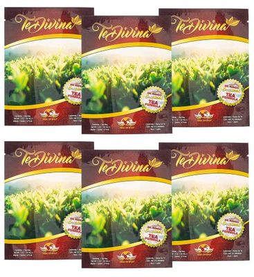 TeDivina Detox Tea All Organic Healthy Cleansing Formula, Caffeine Free All Natural Colon Cleanse Digestive Tea and Body Detox, 12 Blended Herbs - Original Flavor By Vida Divina | 0.3oz (Pack of 6).