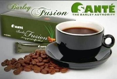 Sante Barley Fusion - A Very Special Coffee Blend - 10 Sachets per Box (3 Boxes)