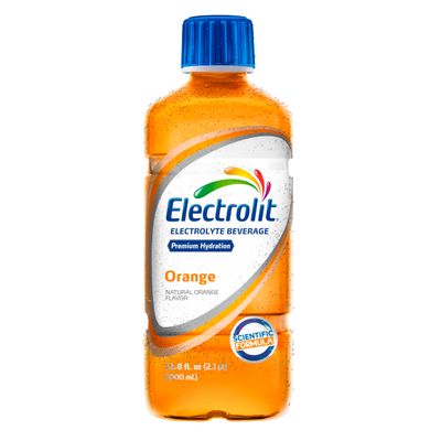 Electrolit Hydration Electrolyte Drinks, Sports Beverages with Electrolytes, 6 Pack (Orange)