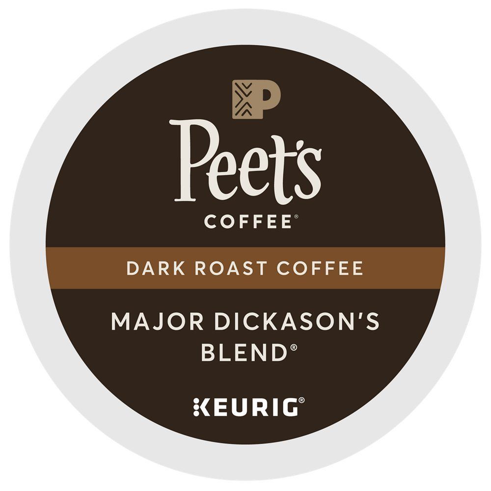 Peet&#39;s Coffee Major Dickason Blend Single Cup Coffee for Keurig K-Cup Brewers 40 count