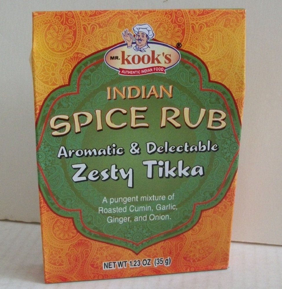 Mr. Kook&#39;s Zesty Tikka Rub 1.23 Oz (3 Pack)