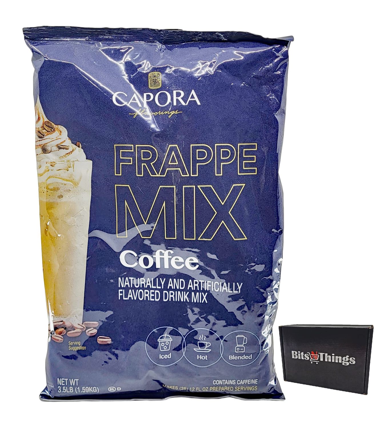 Capora Frappe Coffee Mix, Medium-Dark Roast, 3.5 lb. - Pack of 1