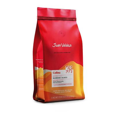 Juan Valdez Colina Whole Bean Coffee, Balanced Roast 16 oz - Premium Colombian Coffee (Pack of 2)