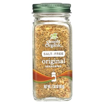 Simply Organic Organic Salt-Free Original Seasoning, 2.3 Ounce