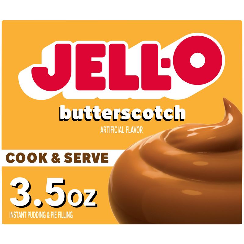 Jell-O Cook &amp; Serve Butterscotch Pudding &amp; Pie Filling Mix (3.5 oz Box)