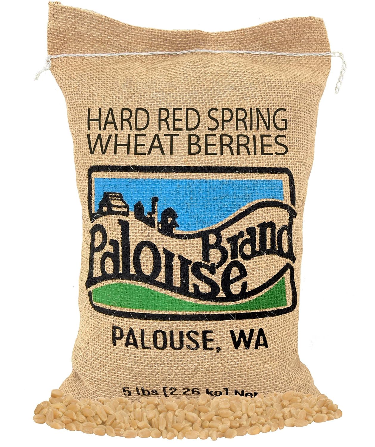 Certified Glyphosate Residue Free Hard Red Spring Wheat Berries | 5 LBS | 100% Non-Irradiated | Certified Kosher Parve | USA Grown | Non-GMO Project Verified