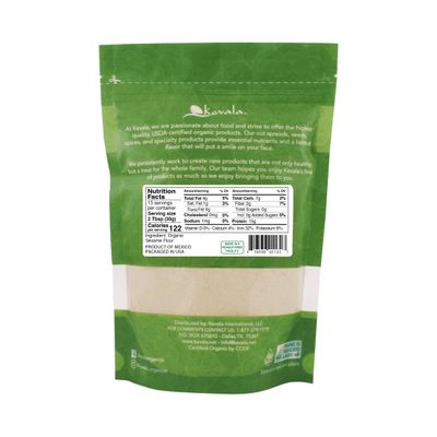 Kevala Organic Sesame Flour - Gluten Free Flour - Sesame Seeds - Organic Flour - Sesame Seeds Organic - Organic Gluten Free Flour - Vegan - 16 oz - 1 LB
