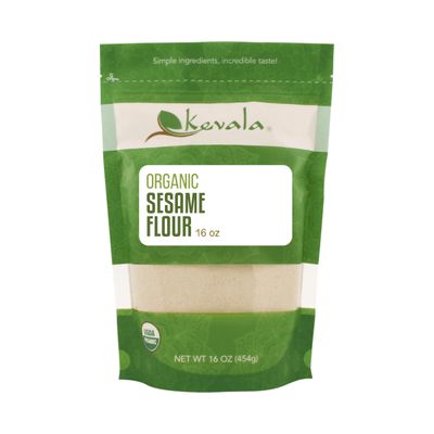 Kevala Organic Sesame Flour - Gluten Free Flour - Sesame Seeds - Organic Flour - Sesame Seeds Organic - Organic Gluten Free Flour - Vegan - 16 oz - 1 LB