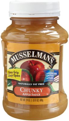 Musselman&#39;s Chunky Applesauce 24oz Bottle (Pack of 4)