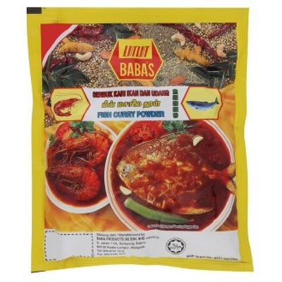 Baba&#39;s Powder 250g (Fish Curry, 9 Packs)