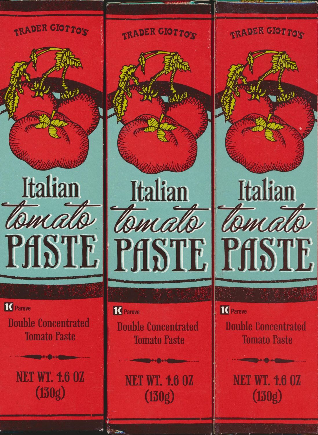 Trader Joe&#39;s Italian Tomato Paste (Pack of 3 - 4.6 oz )
