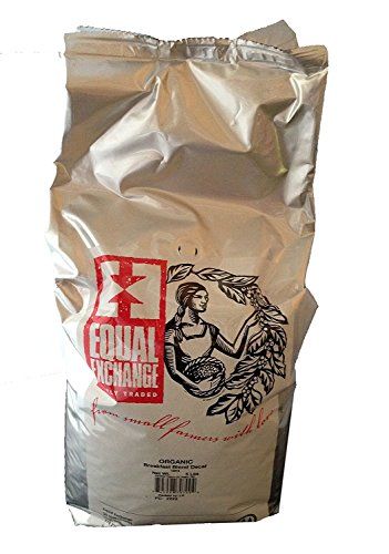 Equal Exchange USDA Organic Breakfast Blend DECAF Whole Bean Coffee- 5 Lb Bag