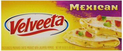 Kraft Velveeta Mexican Cheese 16oz Loaves (Pack of 3)