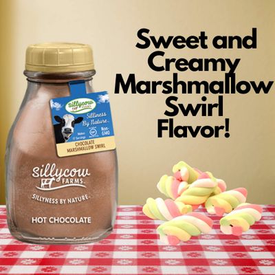 Sillycow Hot Chocolate Mix Marshmallow 16.9 Oz -