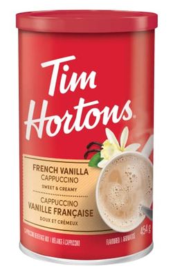 Tim Horton&#39;s Instant Cappuccino, French Vanilla, 16 Ounce