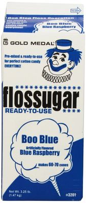 Gold Medal Flossugar-3.25Lbs./52oz.,BOO-BLUE,Blue Raspberry