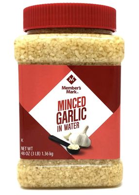 Member&#39;s Mark Minced Garlic, 96 Ounce (Pack of 2)