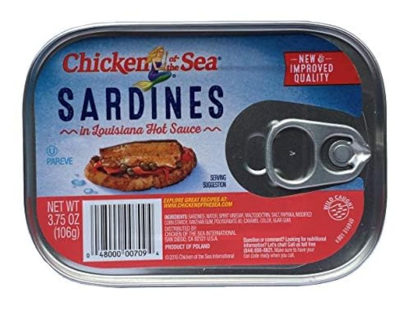 Chicken of the Sea Sardines in Hot Sauce 3.75 oz (Pack of 10)