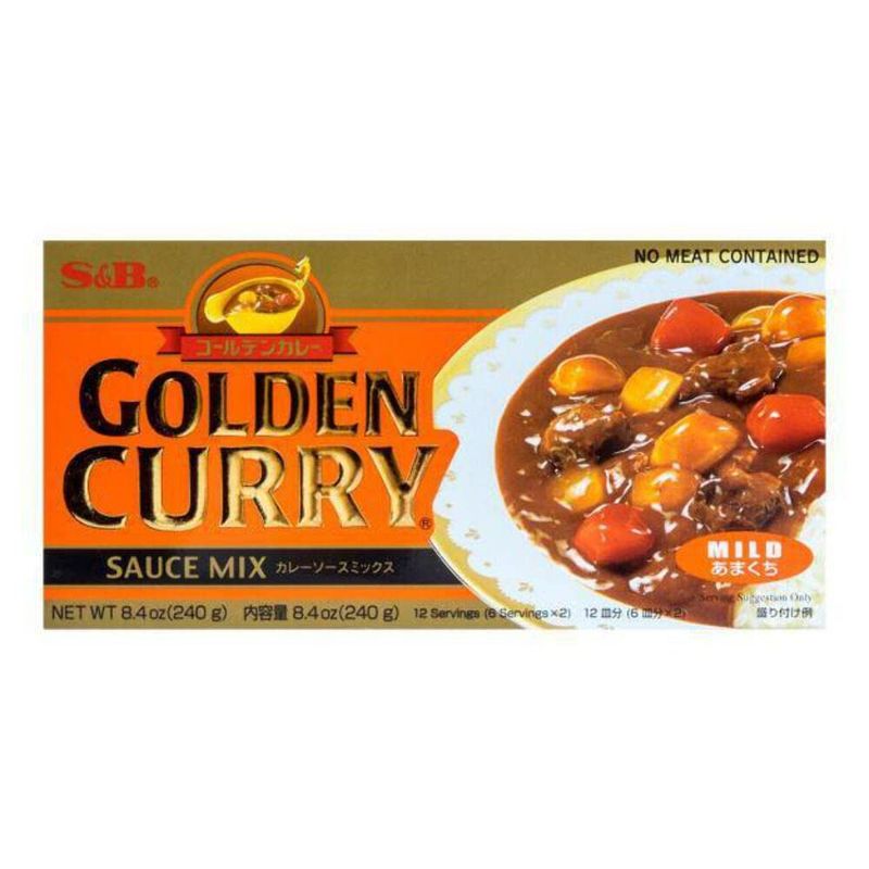 S&amp;B Golden Curry Sauce Mix, Mild, 7.8 Ounce