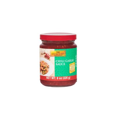 Lee Kum Kee Chili Garlic Sauce (8 oz - 1 Pack), Chili &amp; Garlic Savory Hot Paste, Perfect for Dipping, Stir-Frying, Seafood, Vegetables, and Noodles