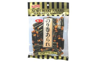 Nori Maki Arare (Rice Crackers with Seaweed) - 5oz (Pack of 3)