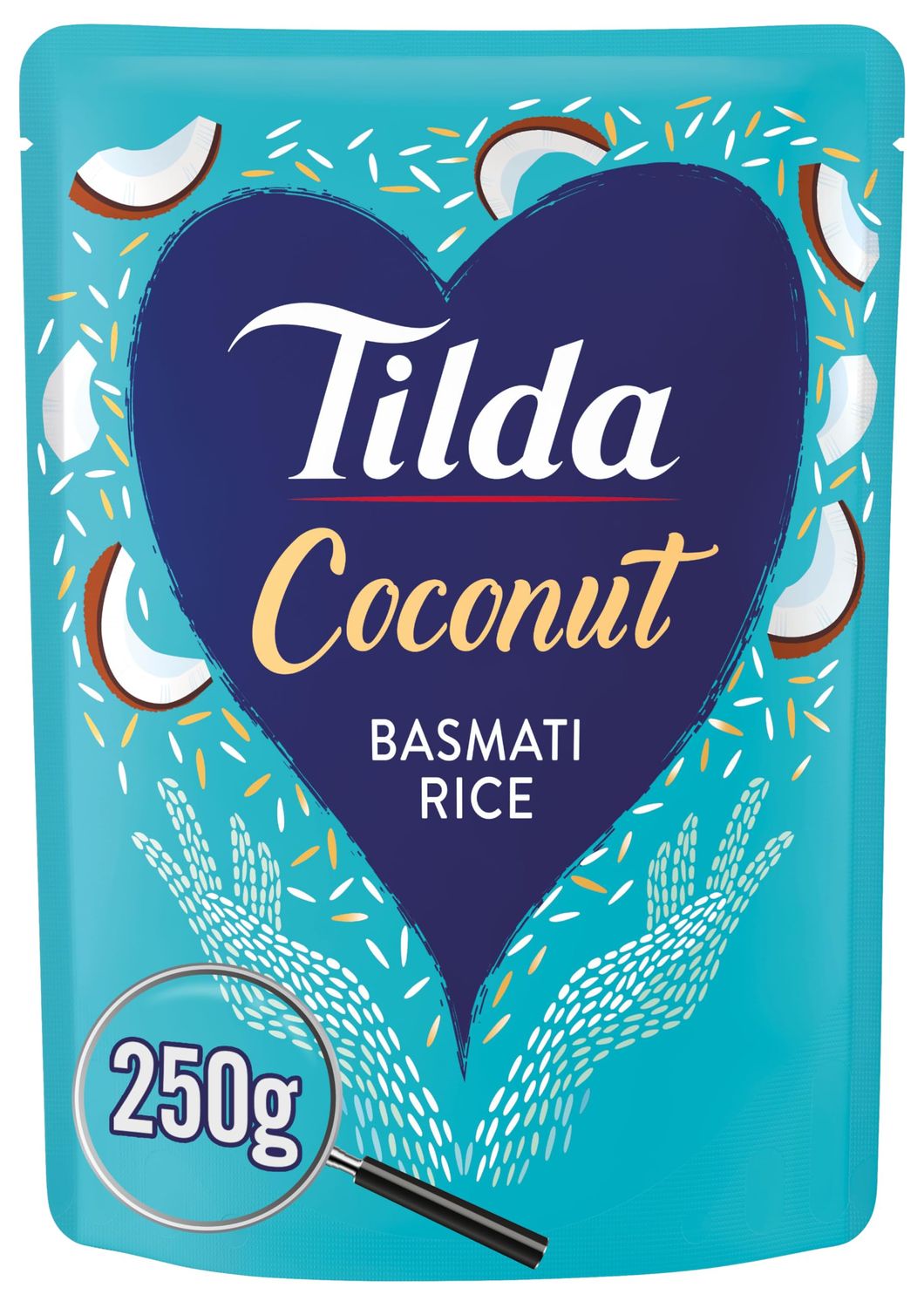 Tilda Steamed Basmati Coconut Rice, 250 g