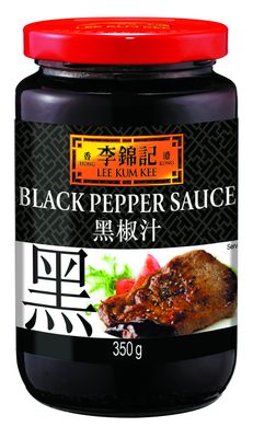 Lee Kum Kee Black Pepper Sauce, 12.4-Ounce Jars (Pack of 3)