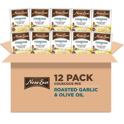 Near East Couscous Mix, Roasted Garlic &amp; Olive Oil, 5.8 Oz, Pack of 12