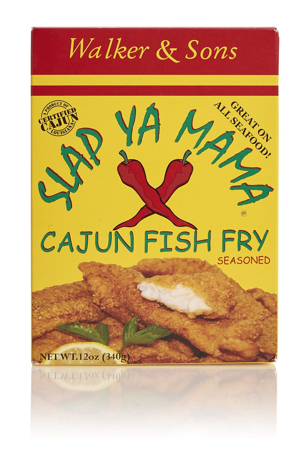 Slap Ya Mama Seasoning Fish Fry Cajun, 12 oz