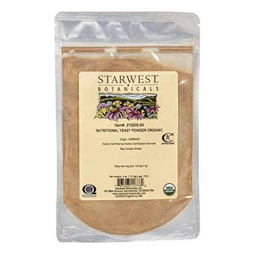 Organic Nutritional Yeast Powder - 4 oz