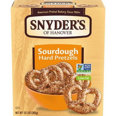 Snyder&#39;s of Hanover Pretzels, Sourdough Hard Pretzels, 13.5 Oz Box