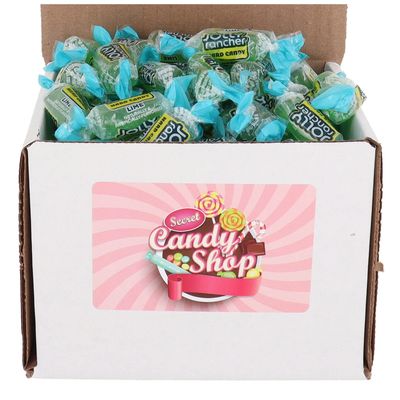 SECRET CANDY SHOP Jolly Rancher Flavor Hard Candy Bulk in Box (Individually Wrapped) (Lime, 1lb)