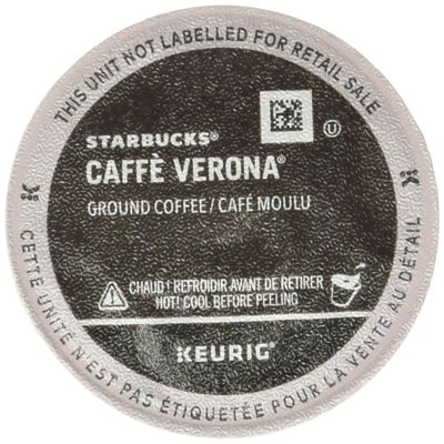 Starbucks Caffe Verona Dark, K-Cup for Keurig Brewers, 24 Count (Pack of 4)