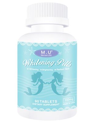 M.U Magic Whitening Pills for Skin - Supplement -3 Times Better Than glutathione - Focus on Clear Glossy Brightening and Smoothy Skin Support - Dark Spot Remover Acne &amp; Acne Scar Remover - Non GMO