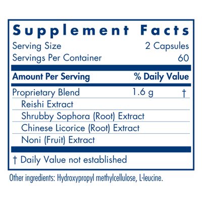 Nutricology PhytoCort Supplement - Respiratory Support, Lung Health, Lung Detox, Lung Cleanse, Healthy Breathing, Herbal Support, Reishi, Licorice, Noni, Vegetarian Capsules - 120 Count