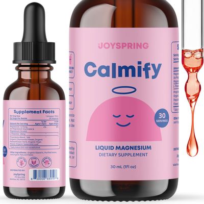 Magnesium Citrate Liquid &amp; Magnesium Glycinate for Kids - Sugar Gluten Free Magnesium for Kids - Liquid Magnesium Blend with L Theanine for Kids &amp; Chamomile Magnesium Kids Supplement for Kids &amp; Teens