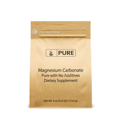 Pure Original Ingredients Magnesium Carbonate (4oz) Magnesium Supplement, Non-GMO, Multi-Purpose