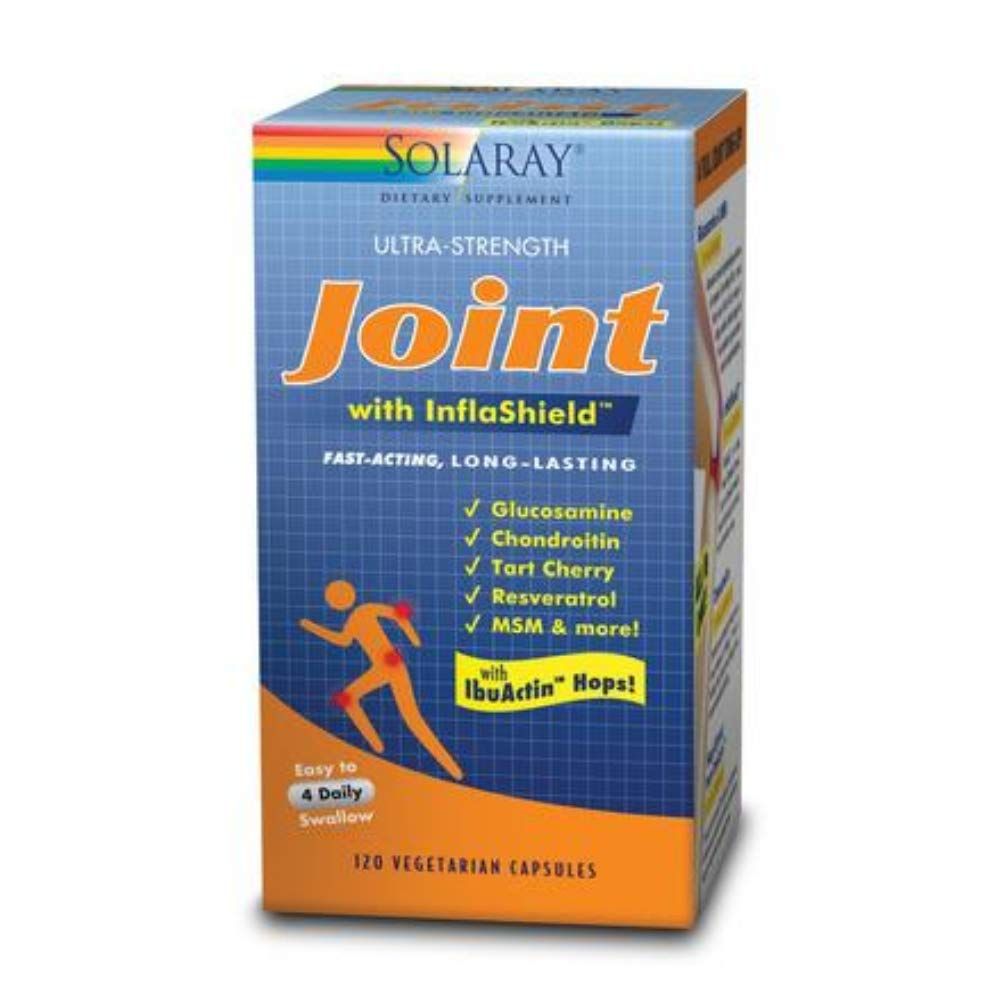 Solaray Ultra Strength Joint + Inflashield &amp; Ibuactin VCapsules | 120 Count