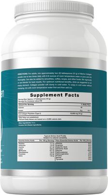Horbach Marine Collagen Powder 2.2 lbs | Hydrolyzed Collagen Peptides | Unflavored | Keto, Paleo, Non-GMO, Gluten Free Supplement