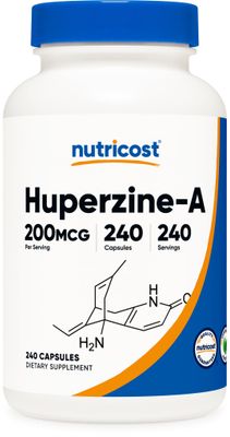 Nutricost Huperzine A Capsules 200mcg, 240 Capsules - Non-GMO, Vegetarian Friendly