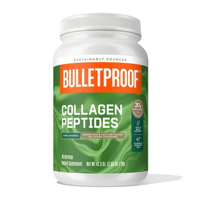 Bulletproof Unflavored Collagen Peptides Powder, 42.3 Ounces, Grass-Fed Collagen Protein and Amino Acids for Skin, Bone and Joint Support, Pasture Raised, No Added Hormones