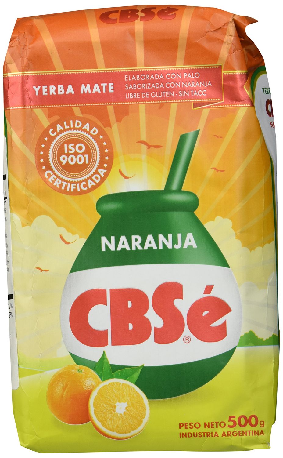 Yerba Mate CBSe Orange Flavor, 1.1 lbs, from Argentina