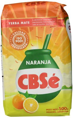 Yerba Mate CBSe Orange Flavor, 1.1 lbs, from Argentina