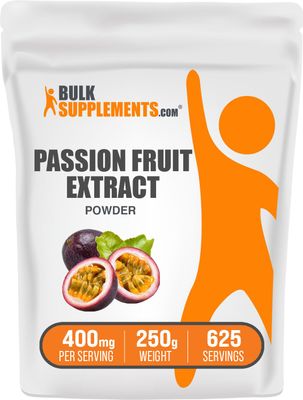 BulkSupplements.com Passion Fruit Extract Powder - Passion Fruit Supplement, Passion Fruit Powder - Gluten Free &amp; No Added Sugar, 400mg per Serving, 250g (8.8 oz) (Pack of 1)