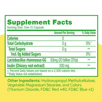 Culturelle Ultimate Strength Probiotic for Men and Women, Most Clinically Studied Probiotic Strain, 20 Billion CFUs, Supports Occasional Diarrhea, Gas & Bloating, Non-GMO, 20 Count