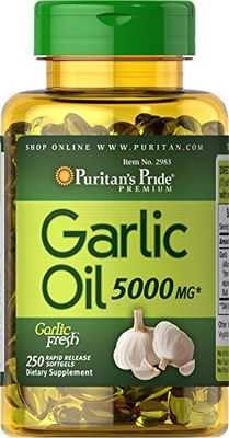 Puritan&#39;s Pride Garlic Oil, 5000 Mg, 250 Count