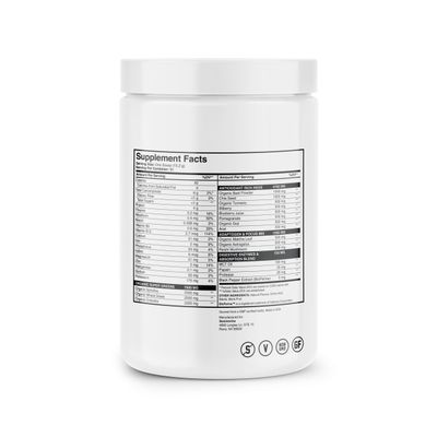 Swolverine Greens &amp; Reds | Super Greens and Reds Powder with Spirulina, Chlorella, Wheat Grass, Pomegranate, Beet Root, Turmeric, Natural Orange Flavor (30 Servings)